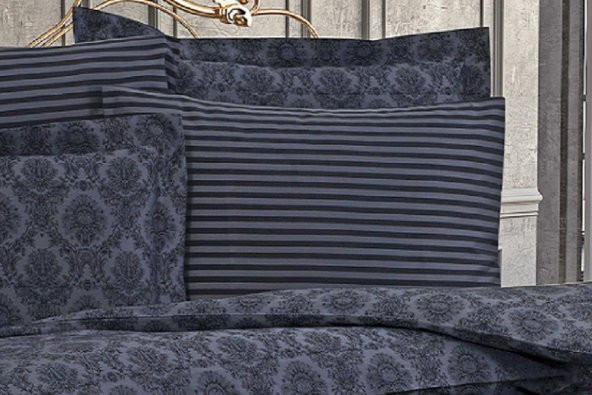 Finezza Monaco Bambu Jakar Kumaş Füme ikili Oksford 60*80 cm Yastık Kılıfı -1299 - 3
