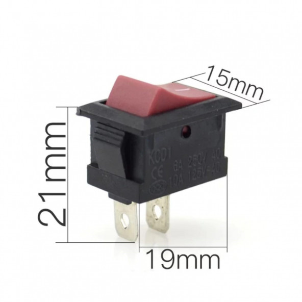 Mini Işıksız Anahtar 2P - 4