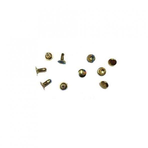 Rivet Perçin - 6mm, Sarı, 1000 Adet - 2