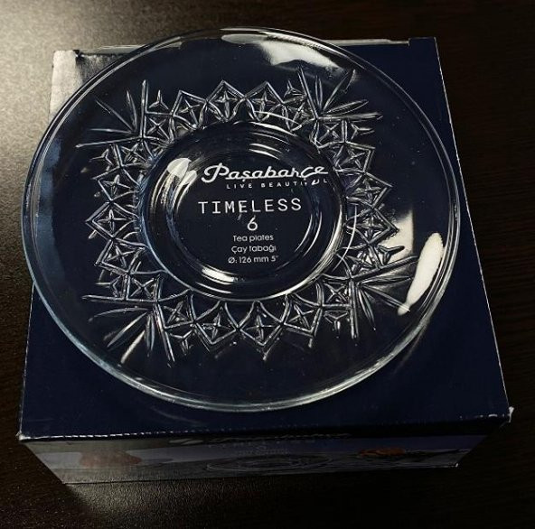 Paşabahçe 54751 Timeless 6lı Çay Tabağı