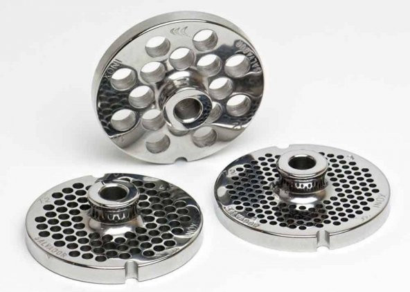 Salvador İnox Paslanmaz Kıyma Makinesi Aynası, Ağızı 42 No - 8 mm - 2