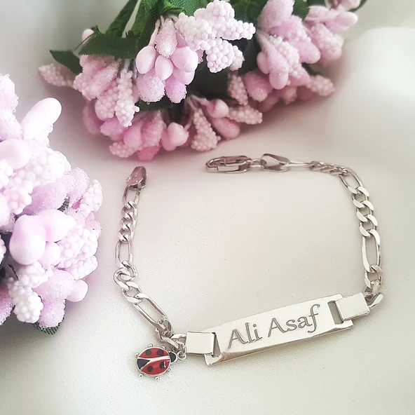 925 Ayar Gümüş Nazarlı Çocuk Bileklik ürün görseli