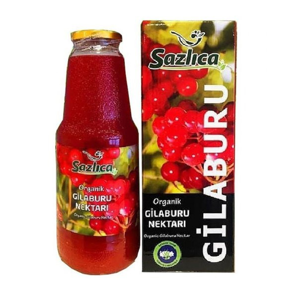 Sazlıca Organik Gilaburu Nektarı 1000 ml