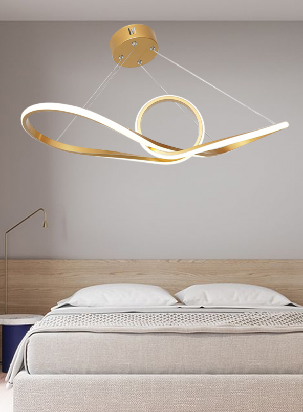 TT Aydınlatma TT002-ESK  Papyon Modeli Eskitme Boyalı Led Avize - Resim 2