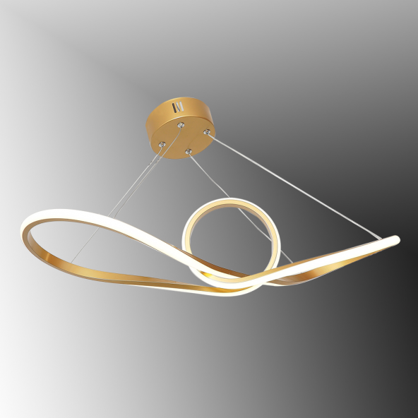 TT Aydınlatma TT002-ESK  Papyon Modeli Eskitme Boyalı Led Avize ürün görseli 1