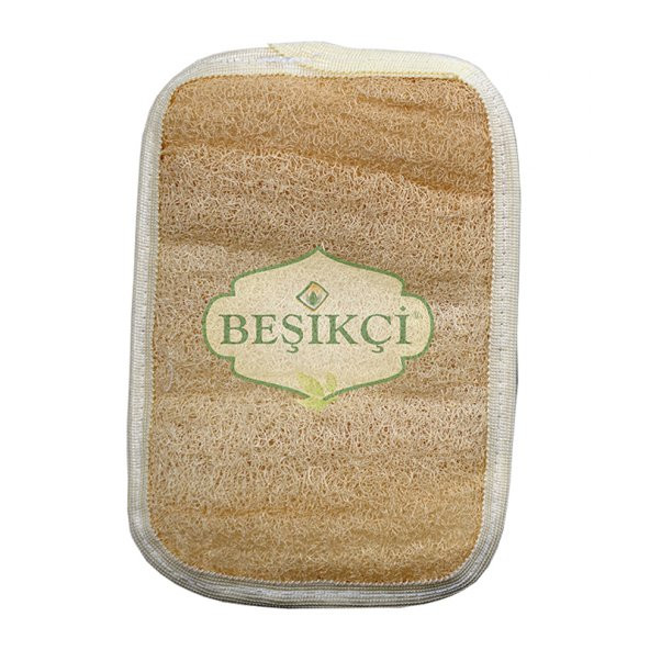 Beşikçi Büyük Kare Banyo Kabak Lifi (Kesesi) 23*15 Cm