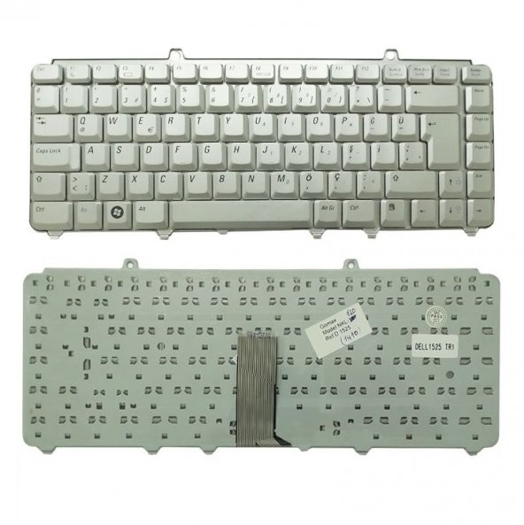 Dell Vostro 1400 1500 1540 1545 Notebook Klavyesi Gri TR