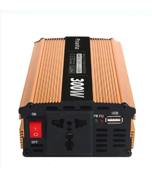 Piranha 12264 Voltaj Çevirici İnvertör 300W - 12 Volt 220 - 4