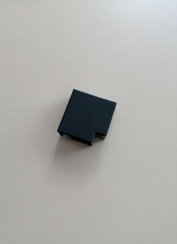 25*60 DİKEY  KAYNAKLI KÖŞE ANTRASİT GRİ ürün görseli 1