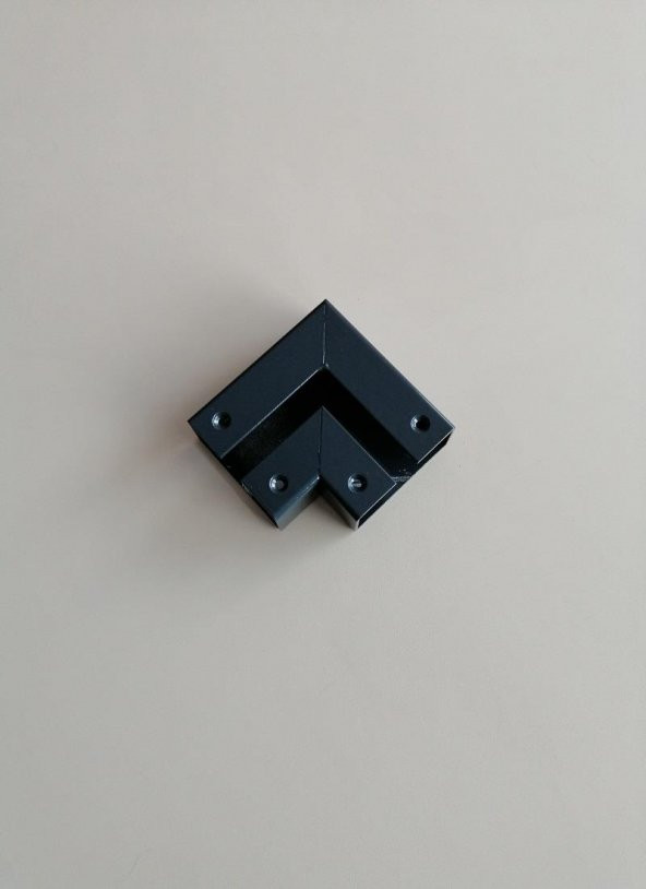 25*60 ORT KANALLI DİRSEK 90 D ANTRASİT GRİ VM-3007 ürün görseli 1