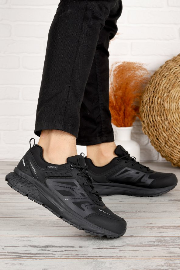 Lumberjack Josep Su Geçirmez Günlük Erkek Bot Ayakkabı Siyah - Siyah