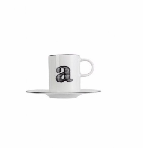 Porland Harf (A) Tabaklı Kahve Fincanı 85cc 04A+P021889