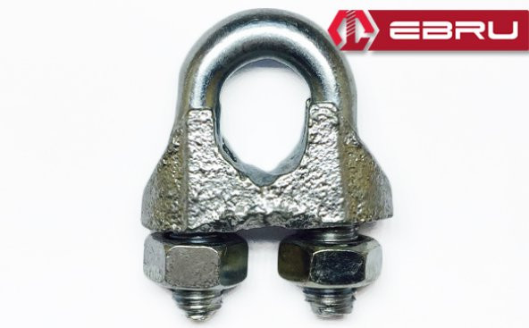 Ebru Klemens 10 mm - 25 Adet - Çelik Halat Bağlama / Düğüm