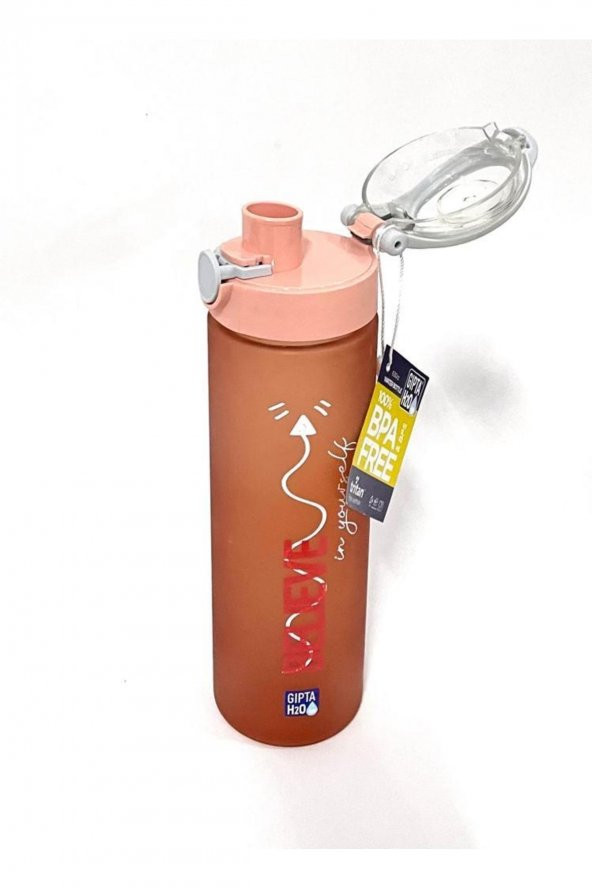 Turuncu Belıeve Tritan Matara 600ml - 2