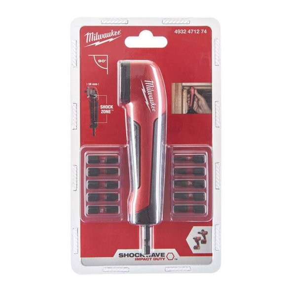MİLWAUKEE VİDALAMA KÖŞE ADAPTÖRÜ SHOCKWAVE™