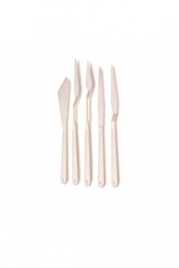 Neon Plastik Spatula Seti 5li  Kd-107