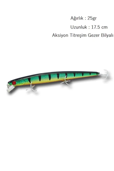 Rapala Lures Yapay Suni Balık Yemi Turna Levrek Lüfer yem Lrf Yem 17.5cm  25gr - 8