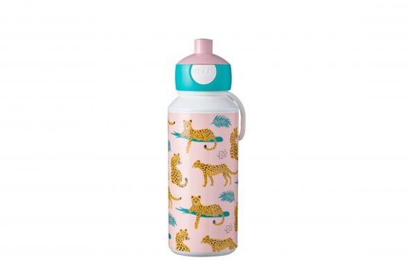 Mepal Drinking Bottle Pop-Up Campus İçecek Şişesi 400 Ml - Leopard - 7