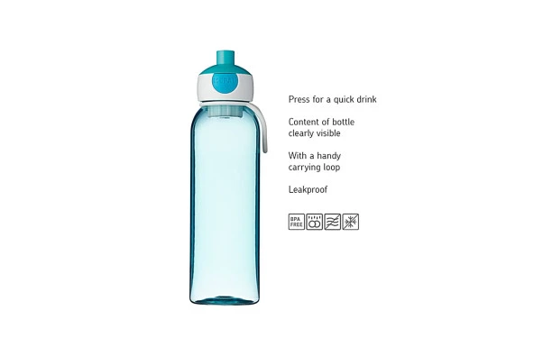 Mepal Water Bottle Flip-Up Campus Su Şişesi 500 Ml - 5