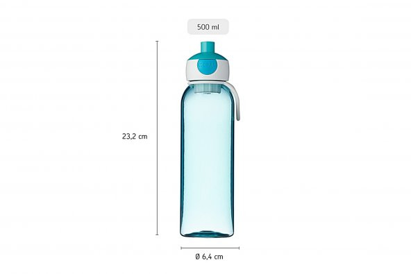 Mepal Water Bottle Pop-Up Campus Su Şişesi Su Şişesi 500 Ml - 3
