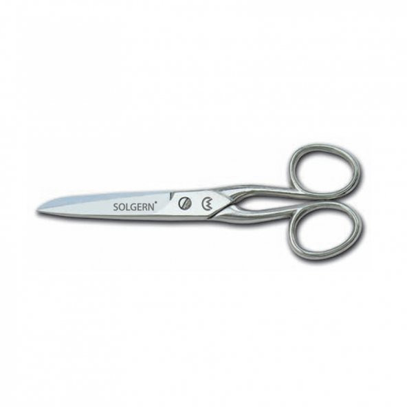 Solgern 232-6 İplik ve Kumaş Temizleme Makası No: 6&ampampquot / 15,24 cm - Nikel Kaplama - 4