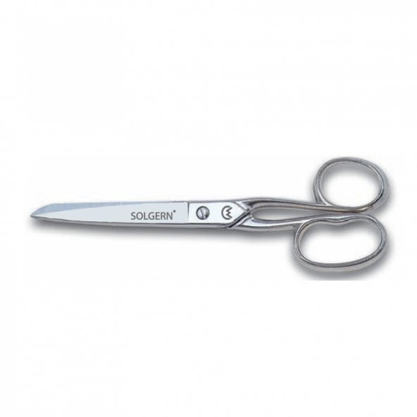Solgern A122-8 Ev ve Saya Makası No: 8&ampampquot / 20,32cm - Nikel Kaplama - 4