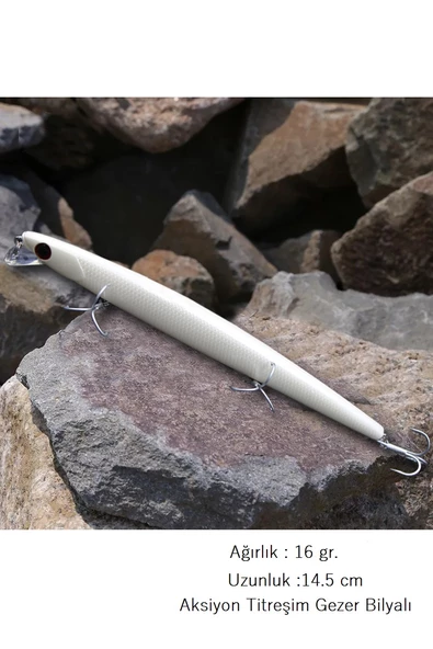 Rapala Lures Suni YemYapayYem Maket BalıkLevrekLüferÇinekop,Rapala 16Gr.14.5cm - Resim 2