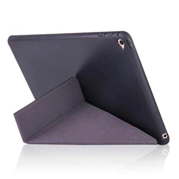 Apple iPad 10.2 (8.Nesil) Kılıf Zore Tri Folding Standlı Kılıf - 5