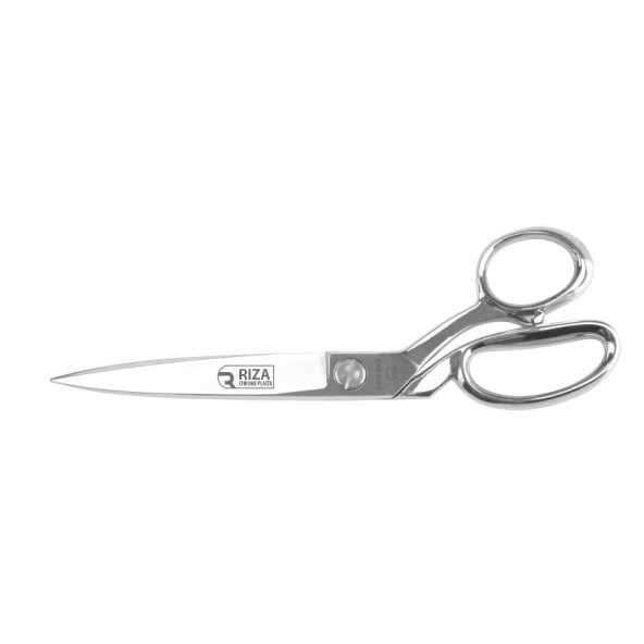 Rıza 7500-10 Tekstil / Yatık Terzi Makası No: 10&ampampquot / 25,04 cm - Krom - 2