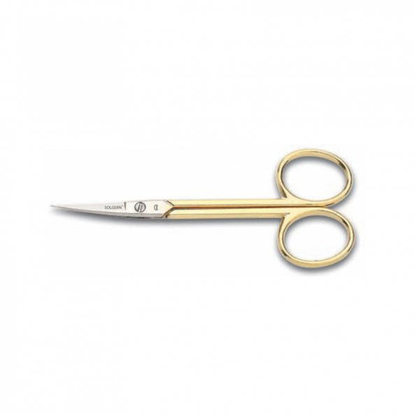 Solgern M-164 Gold Nakış Makası No: 4&ampampquot / 10,16 cm - Nikel Kaplama - 3