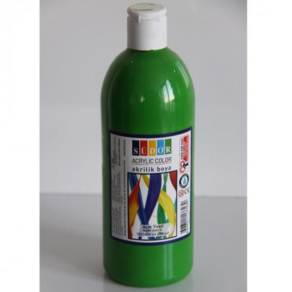 Südor Akrilik Boya 500 ML Açık Yeşil SD1009-10 - 1