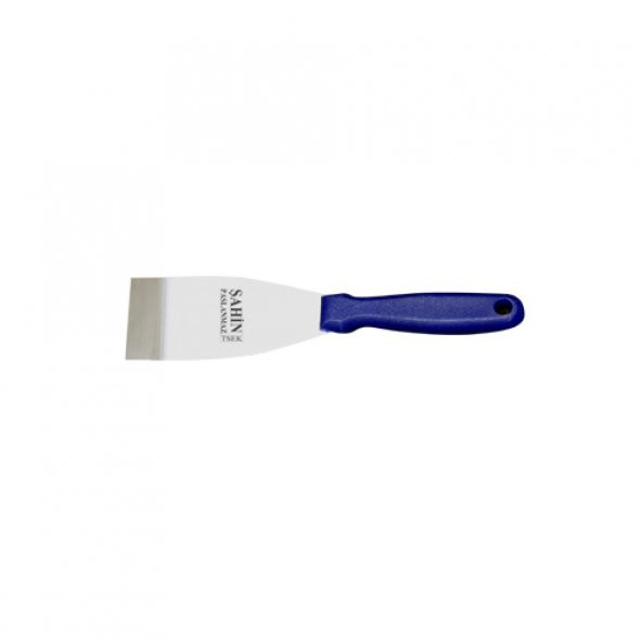 Şahin Bursa Paslanmaz Gıda Spatulası No:1, 5 cm - Plastik Sap