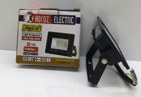 HOROZ 10 Watt 1100 Lümen 2700 Kelvin Gün Işığı Led Projektör (IP 65) - 2
