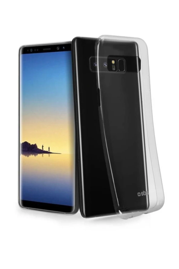 Sbs Samsung Note 8 0.3 Skinny Şeffaf Silikon Kılıf