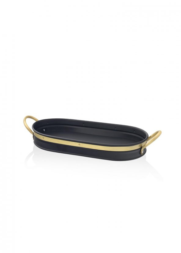 The Mia Galvin Tepsi Siyah 65x33 cm - 2