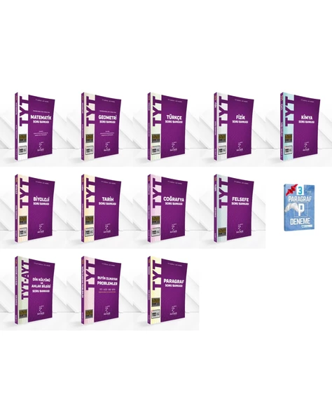 TYT Tüm Dersler FULL Set ( 12 Kitap )