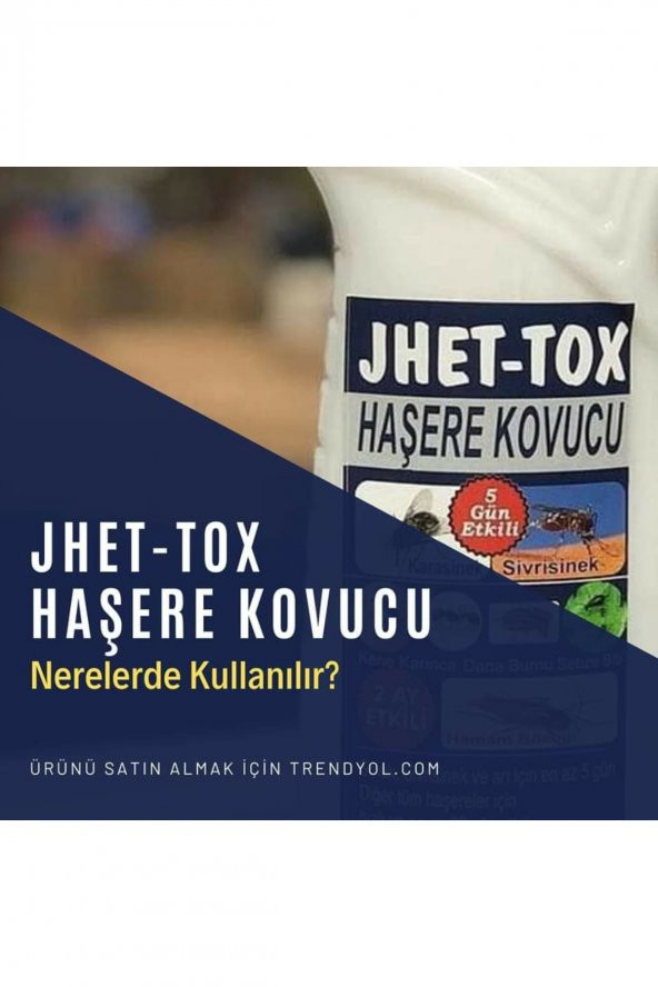 Jhet-tox 800 ml Haşere Kovucu