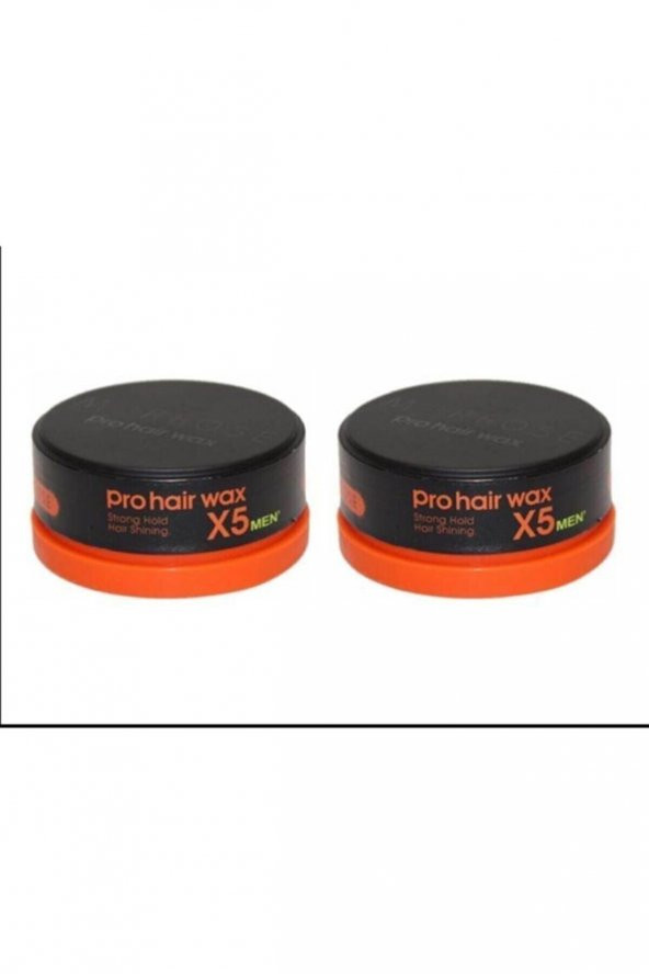 Morfose Prohair X5 Men Wax Strong Hold Turuncu 150 ml X 2  Adet