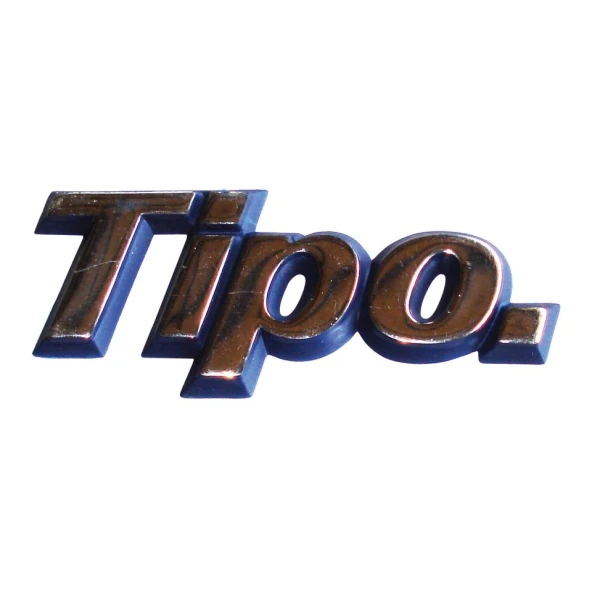 Fiat Tipo. Bagaj Yazısı Mavi