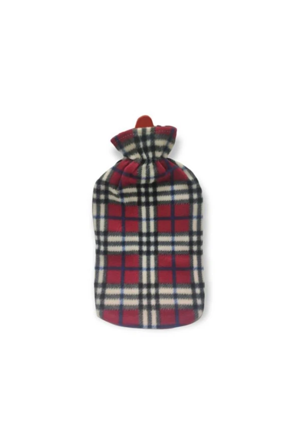 VICHY POLAR KILIFLI SICAK SU TORBASI TERMOFOR KARE DESENLİ 2 LT ürün görseli 1