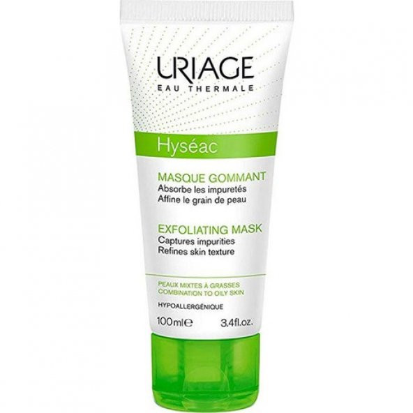 Uriage Hyseac Karma ve Yağlı Ciltlere Özel Peeling Etkili Maske 100 ml