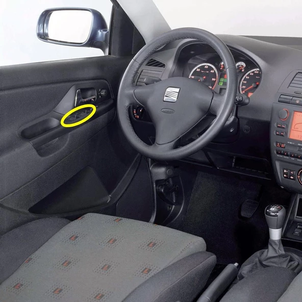 Seat Arosa 1997-2004 Sol Ön Kapı Cam Açma Düğmesi 6X0959855B ürün görseli 1