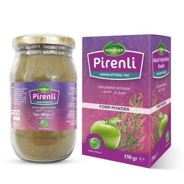 Mindivan prenli karışık bitkisel toz içeçek 150 gr