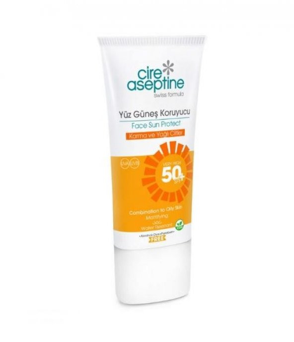 Cire Aseptine 50 Spf 50 Ml Yüz Güneş Kor. Karma-yağlı 8682276603073
