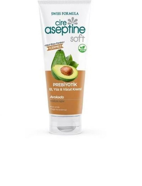 Cire Aseptine Soft Prebiotik Avokado 75 Ml El Yüz Kremi  8682276602489