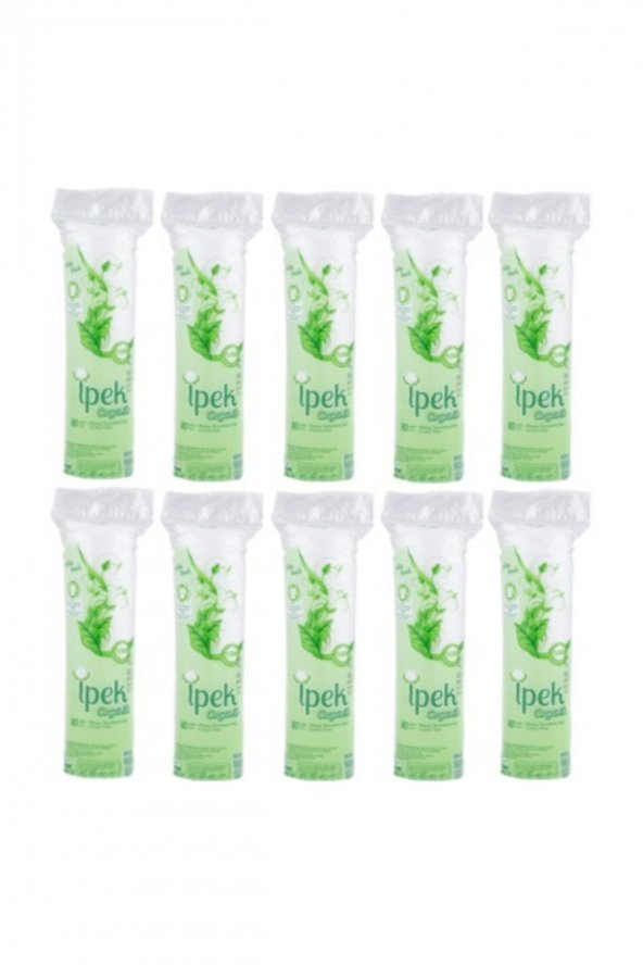 İpek Organik Makyaj Temizleme Pedi / Makyaj Pamuğu 80'li X 10 Adet ürün görseli 1