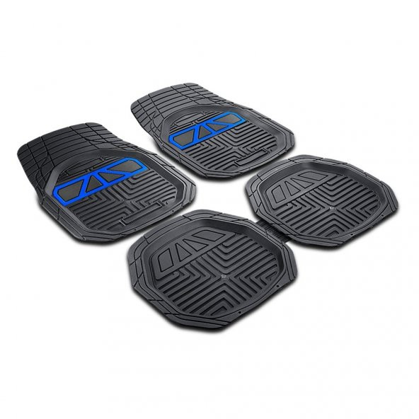 Gold Oto Aksesuar Renault Clio 2 Sedan 2000-2007 3D Extra Havuzlu Mavi Oto Paspas