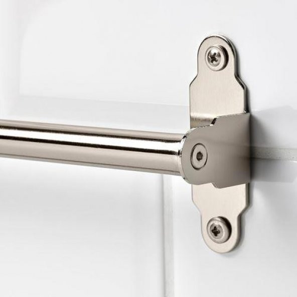 Metal Renk Mutfak Rayı Parlak Metal 60 cm MeridyenDukkan Mutfak Asılır Ray Mutfak Dekorasyonları - 4