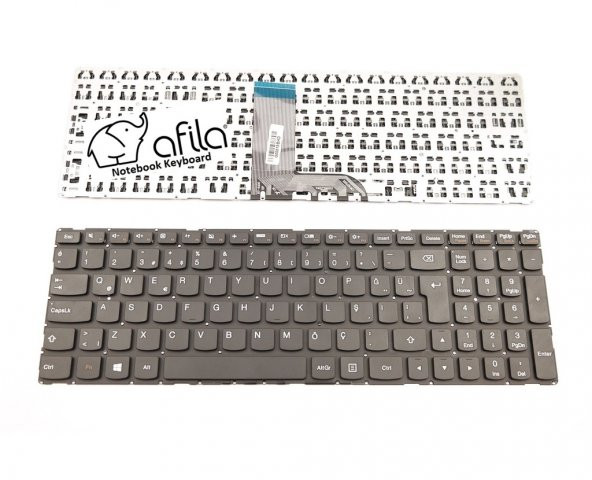 Lenovo İdeaPad 700-15, 700-15ISK Serisi Notebook Klavye (Siyah TR) - Resim 2