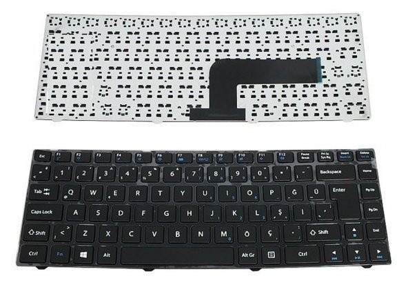 Casper Exper A24, B14, B14Y Notebook Klavyesi - Siyah - TR